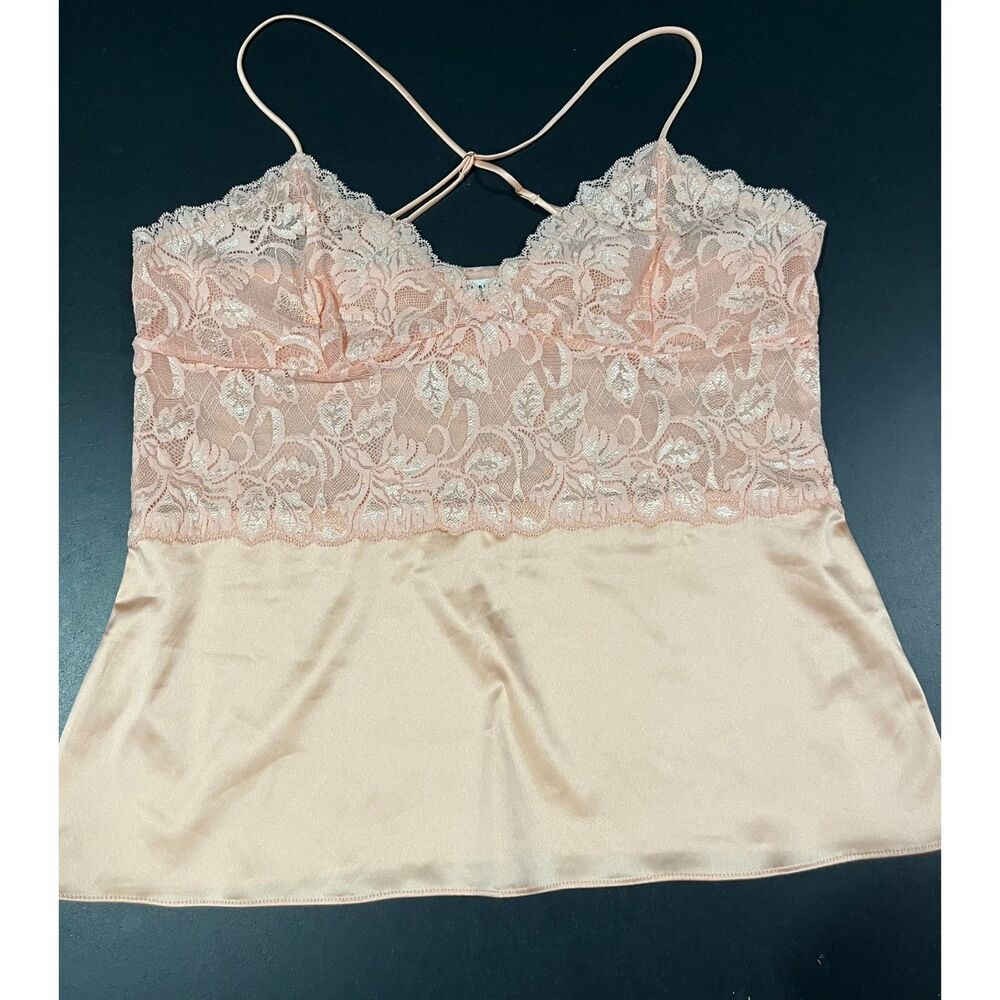 VTG 05 Y2K Banana Republic Peach Lace Camisole